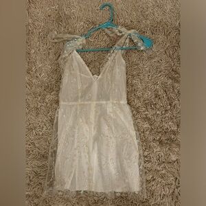 Lucy in the Sky white mini dress